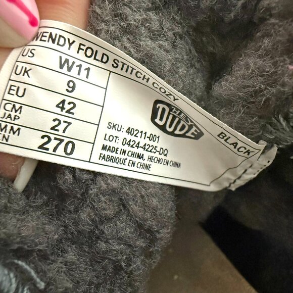 Hey Dude Damen Fold Stitch Cozy Moccasin - Picture 10 of 10